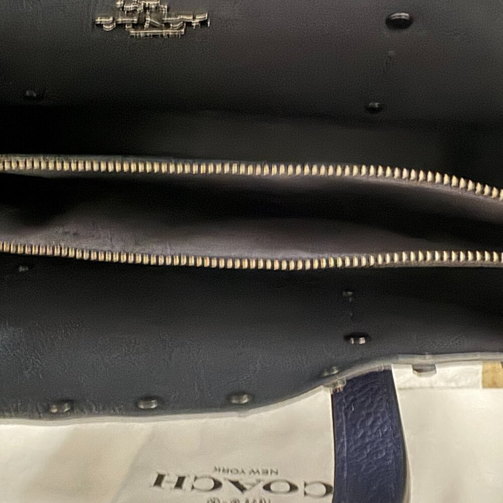 Coach Charlie Carryall with Crystal Rivets Excellent Condition - Picture 11 of 15